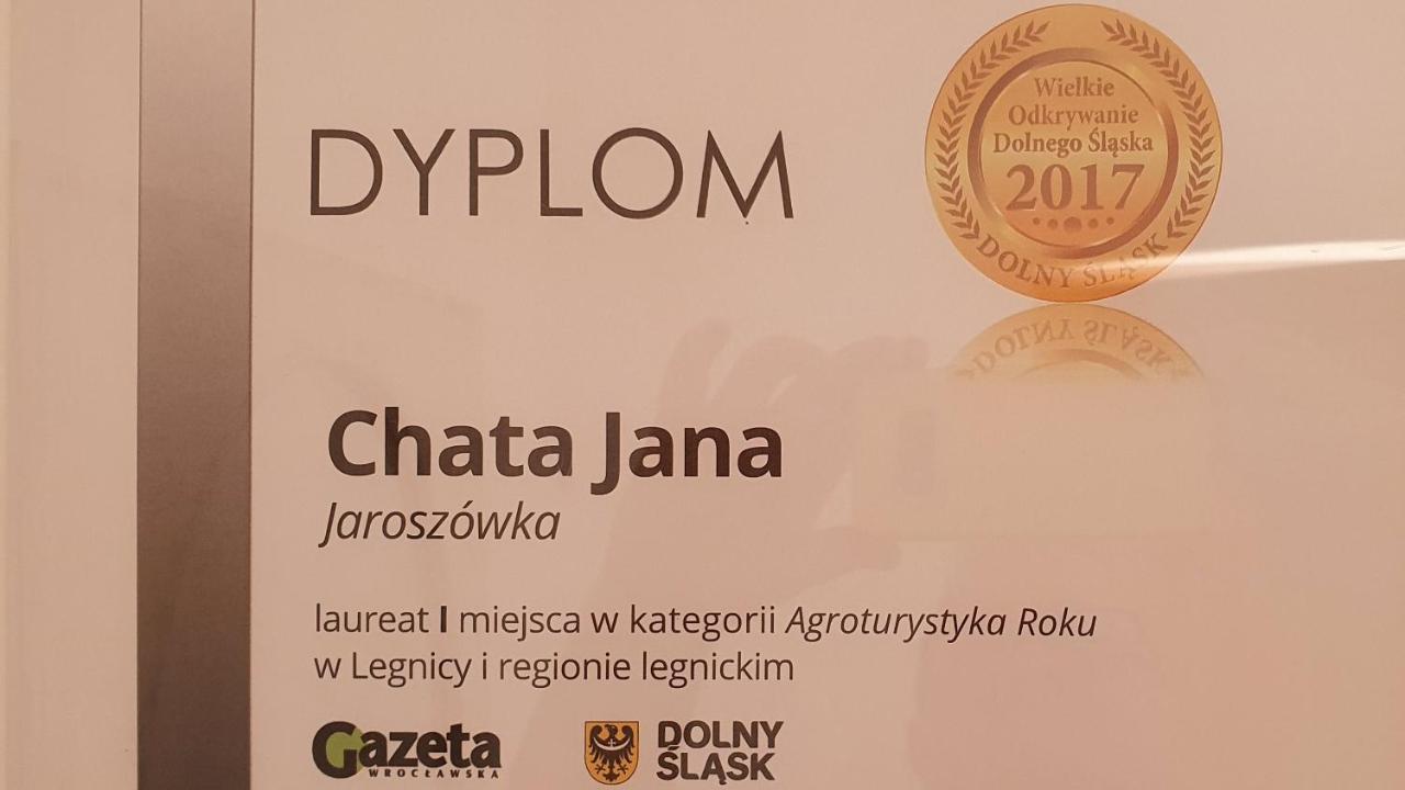 Chojnow Agroturystyka Chata Jana מראה חיצוני תמונה